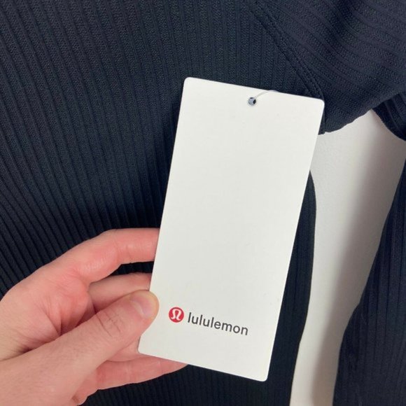 Lululemon Rest Less Pullover Black Warm Running 2 - Picture 5 of 8